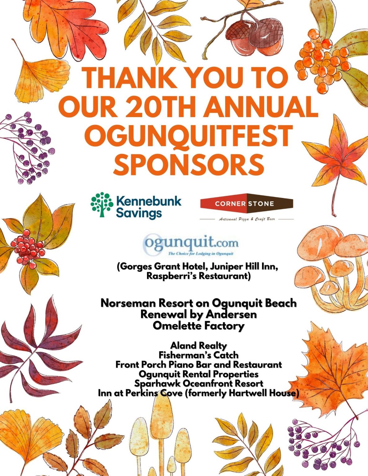 Fall for Ogunquit/OgunquitFest Ogunquit Chamber of Commerce