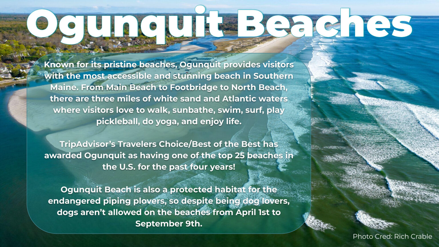 Ogunquit Beaches Ogunquit Chamber of Commerce